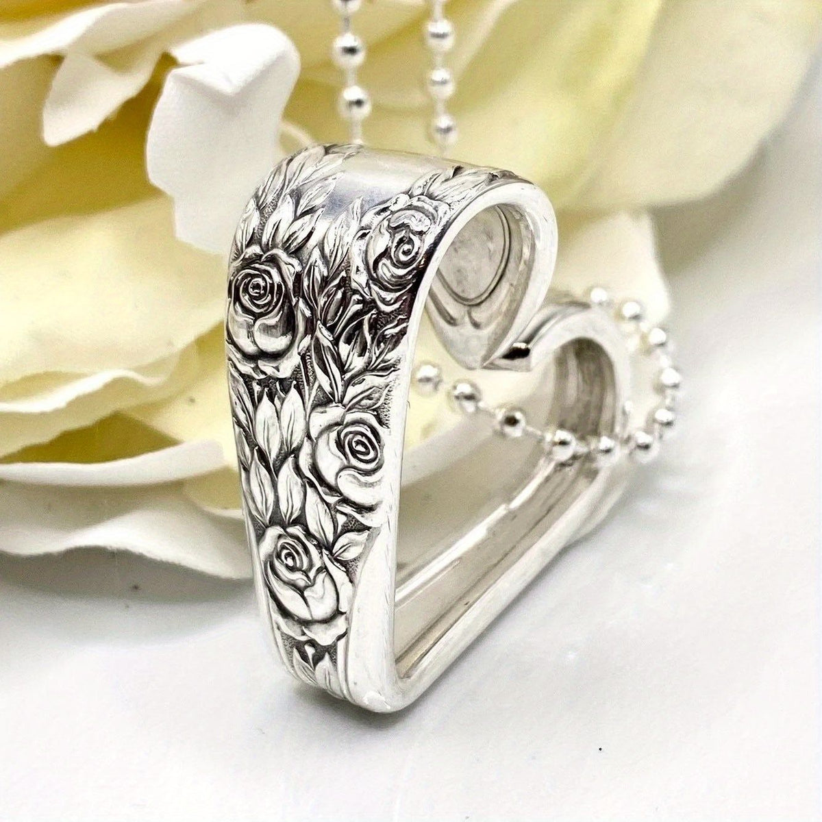 Collana fiore e cuore