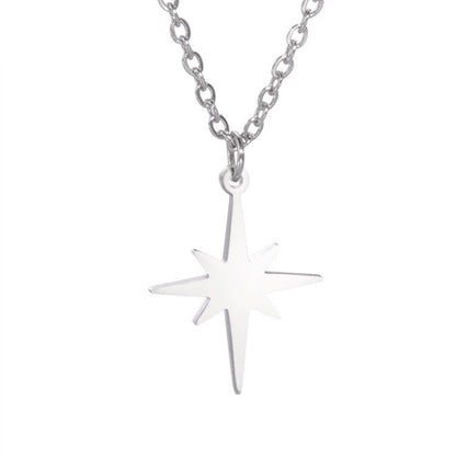 Collana stella a sei punte a grani di riso