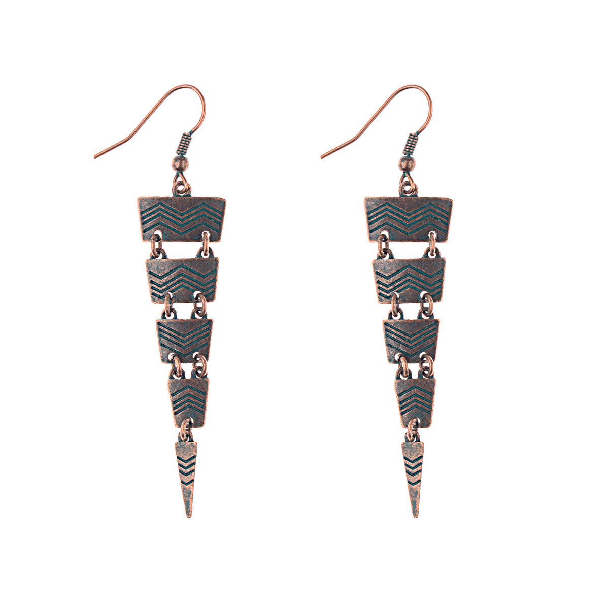 Accessorio geometrico in bronzo