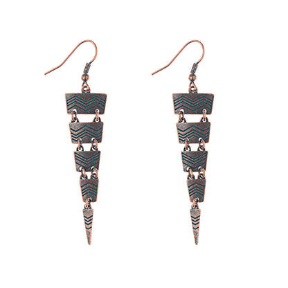 Accessorio geometrico in bronzo