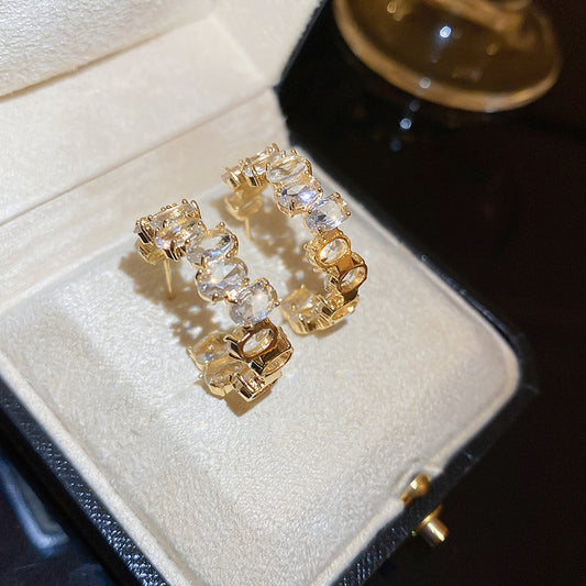 Orecchini Zircone Forma C
