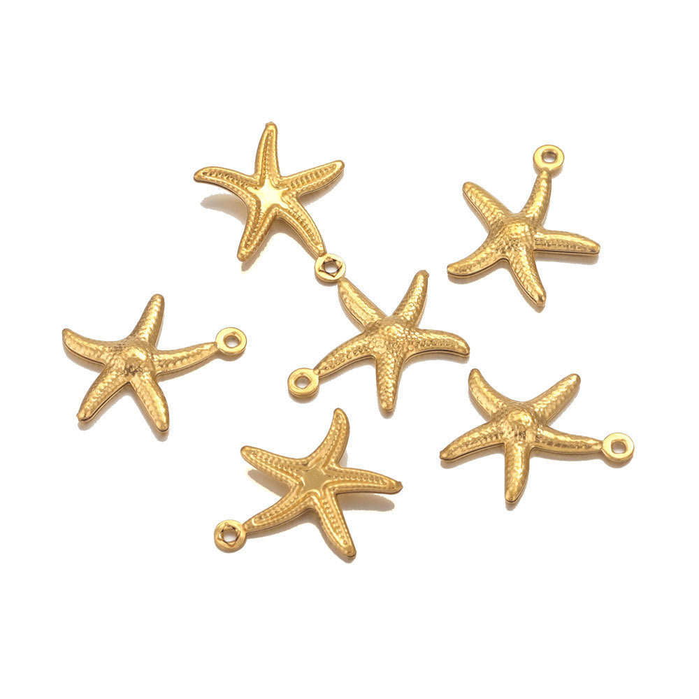Collana stella marina e conchiglia piccola