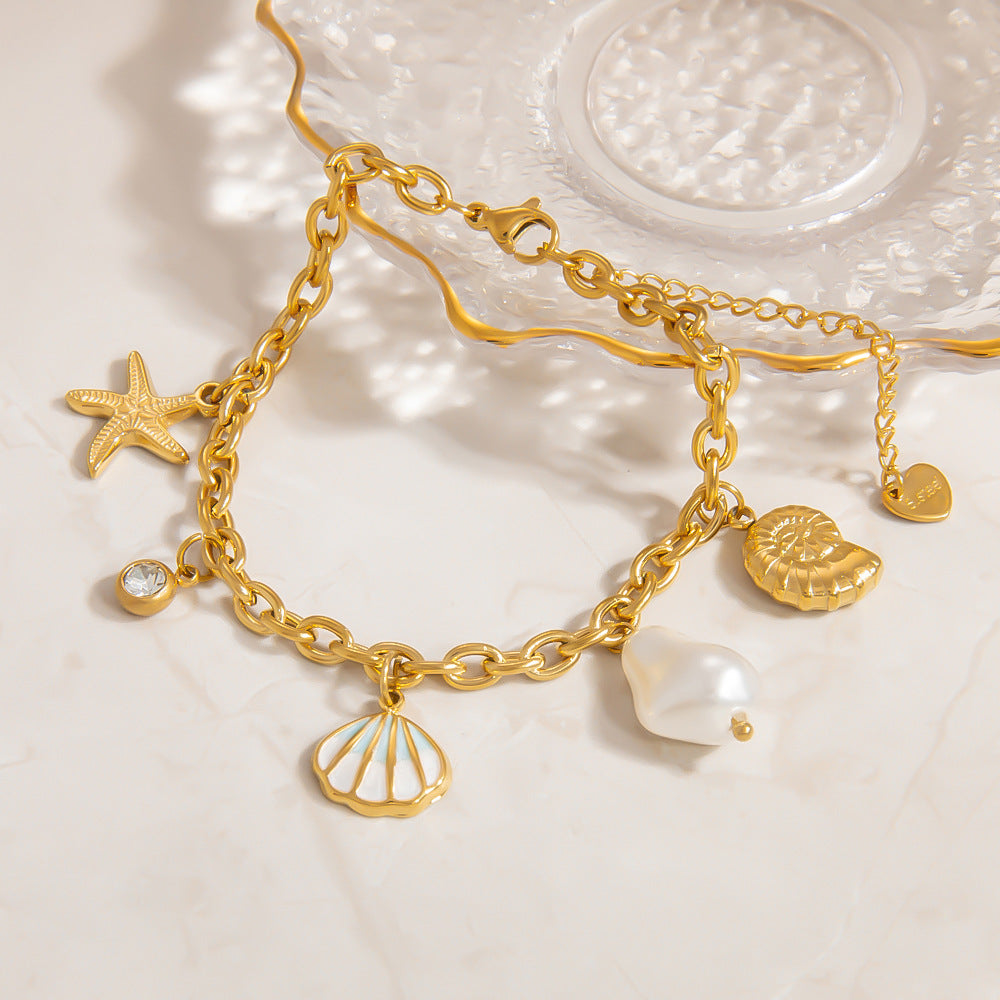 Bracciale conchiglia oceano