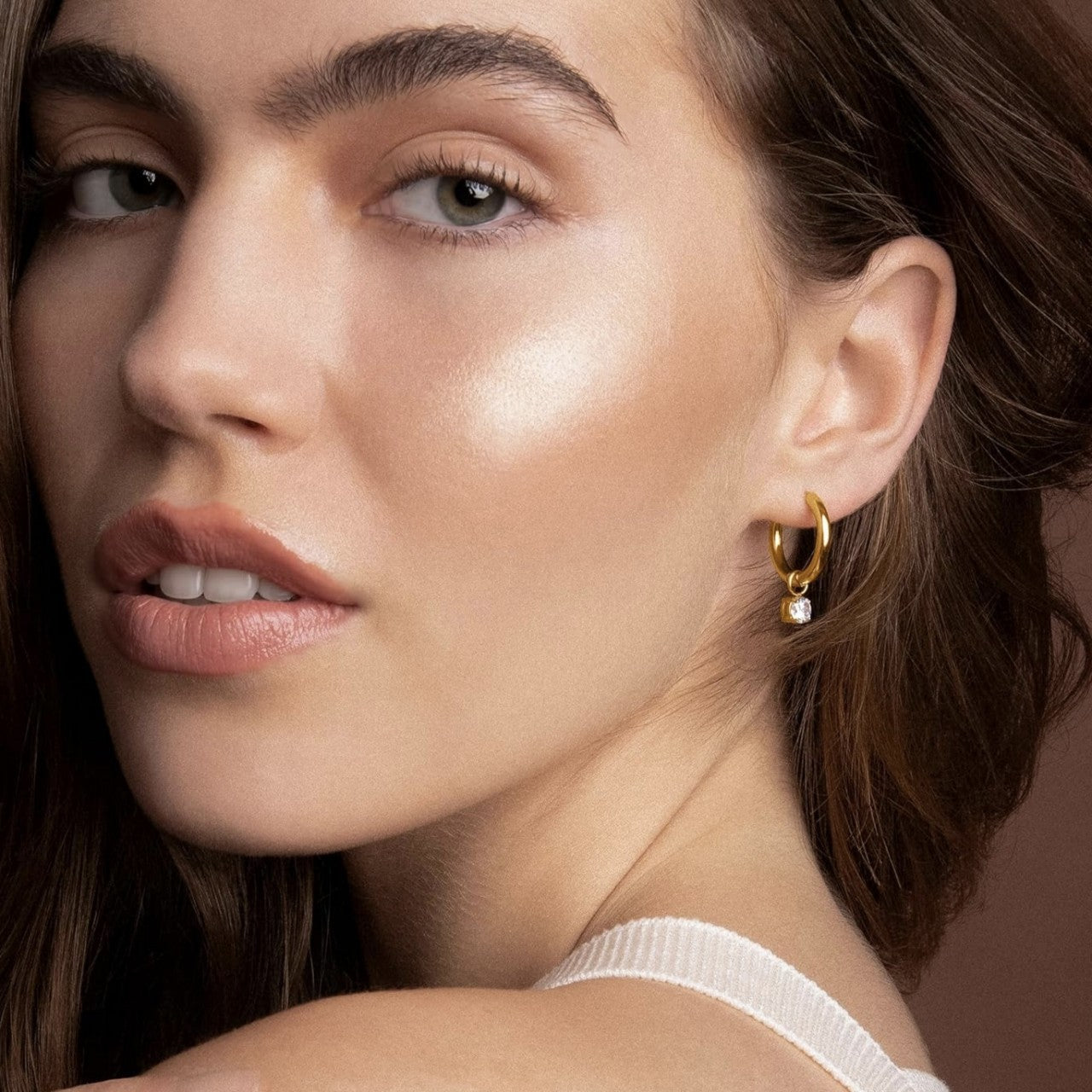 Orecchini zirconi micro-pavé