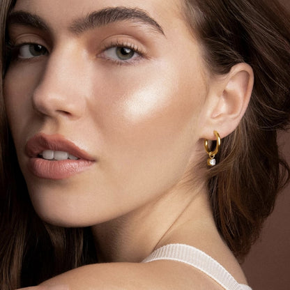 Orecchini zirconi micro-pavé