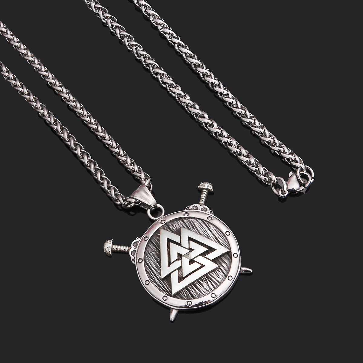 Collana con ciondolo orologio