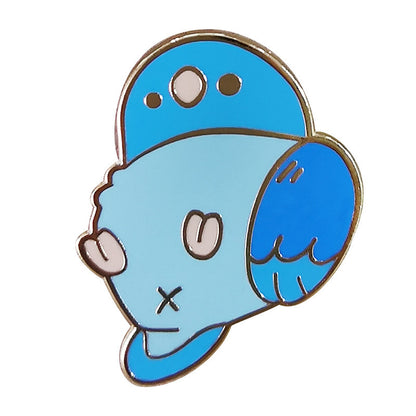 Spilla pappagallo blu