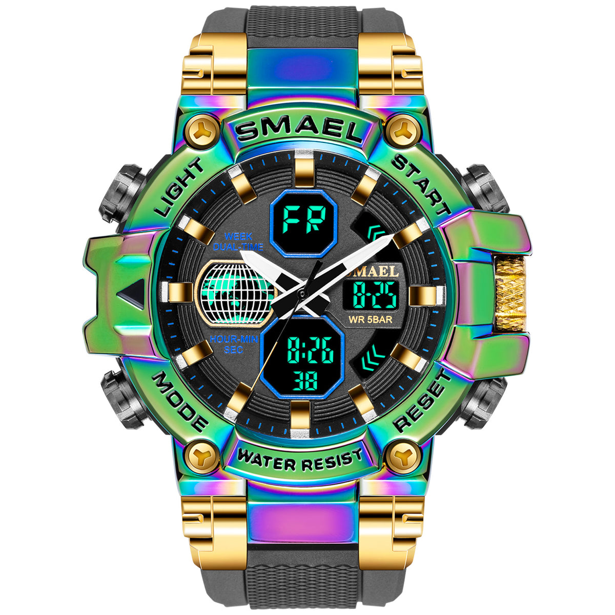 Orologio sportivo colorato