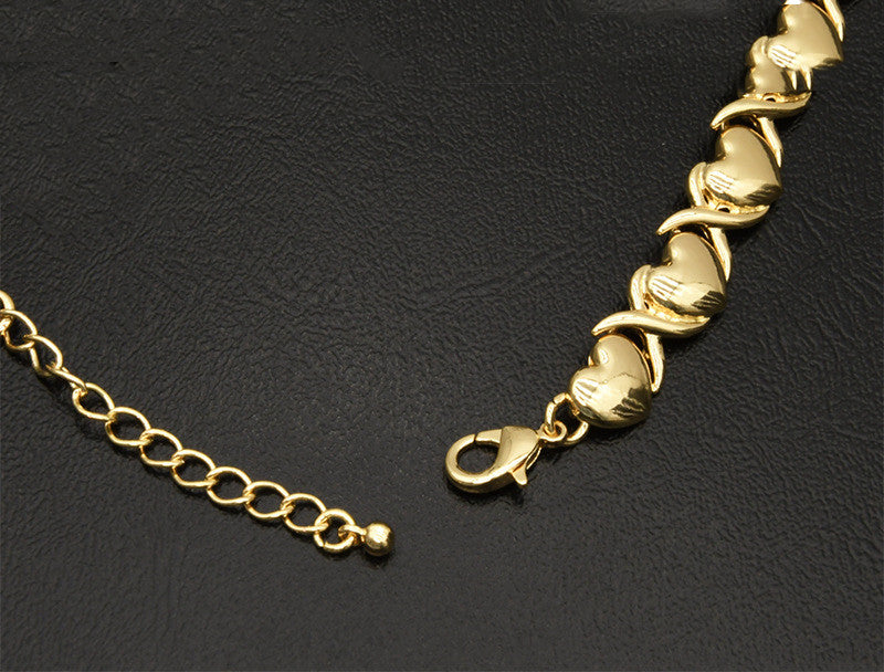 Set gioielli a forma di cuore