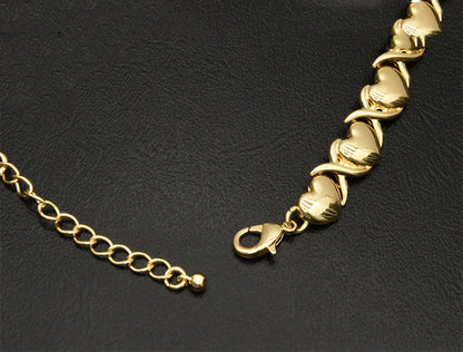Set gioielli a forma di cuore