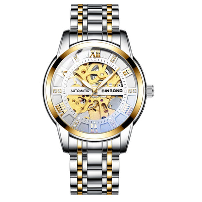Orologio meccanico automatico da uomo luminoso