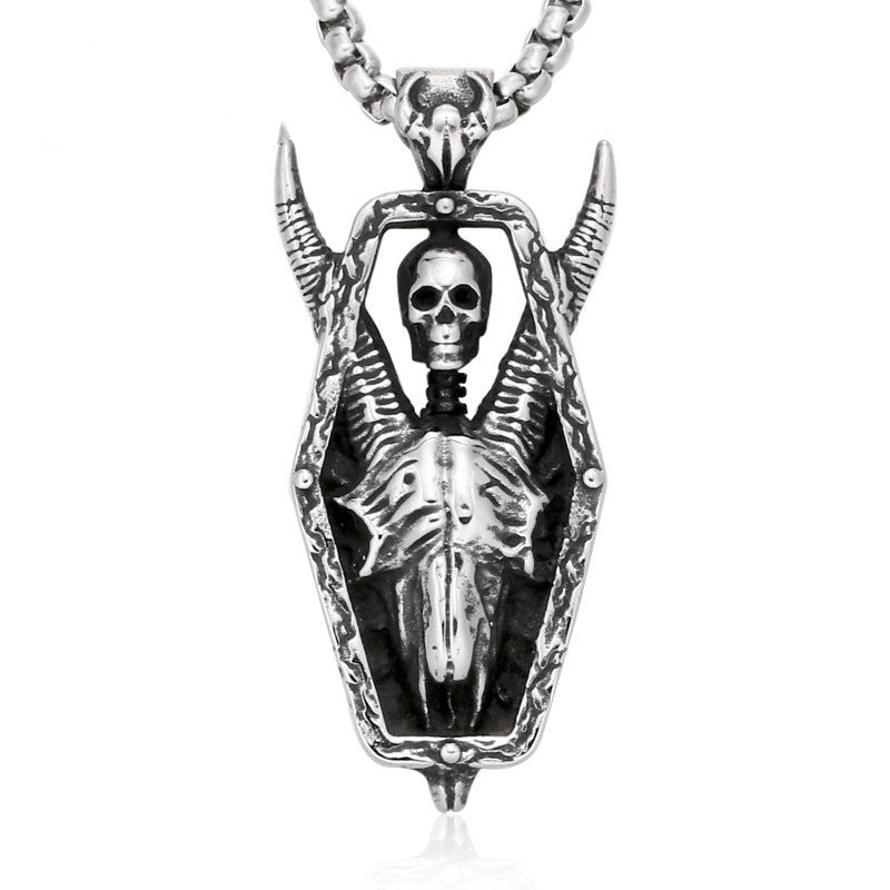 Pendente teschio agnello punk
