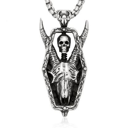 Pendente teschio agnello punk