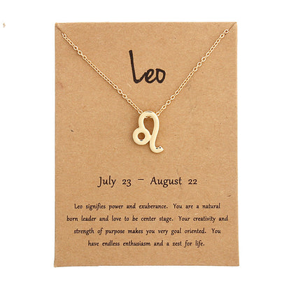Collana segno zodiacale oro