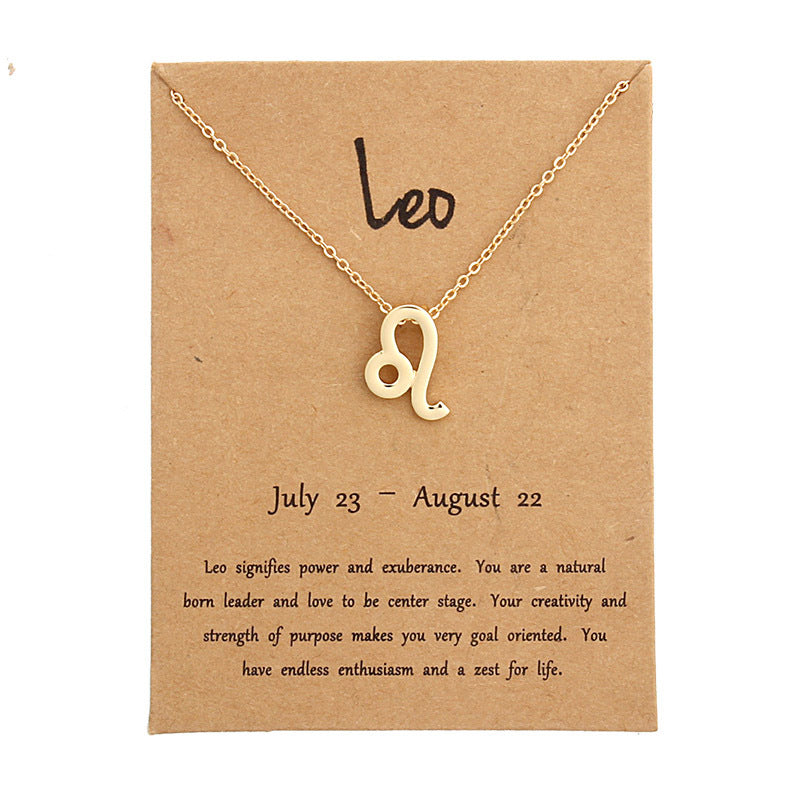 Collana segno zodiacale oro