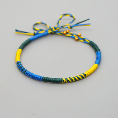 Bracciale natalizio corda