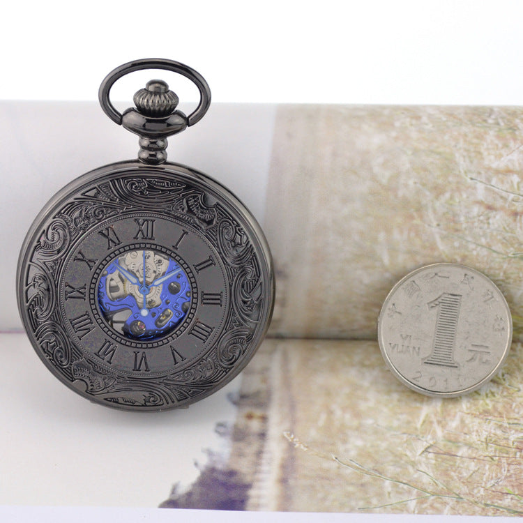 Orologio da taschino blu