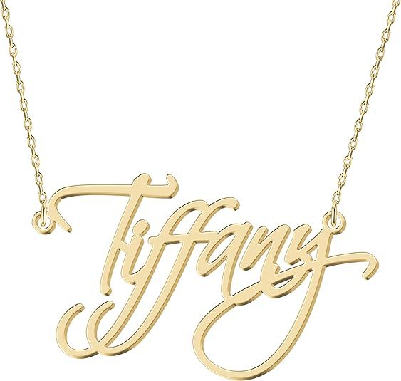 Collana con lettere titanio