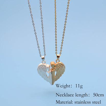 Collana coppia abbraccio