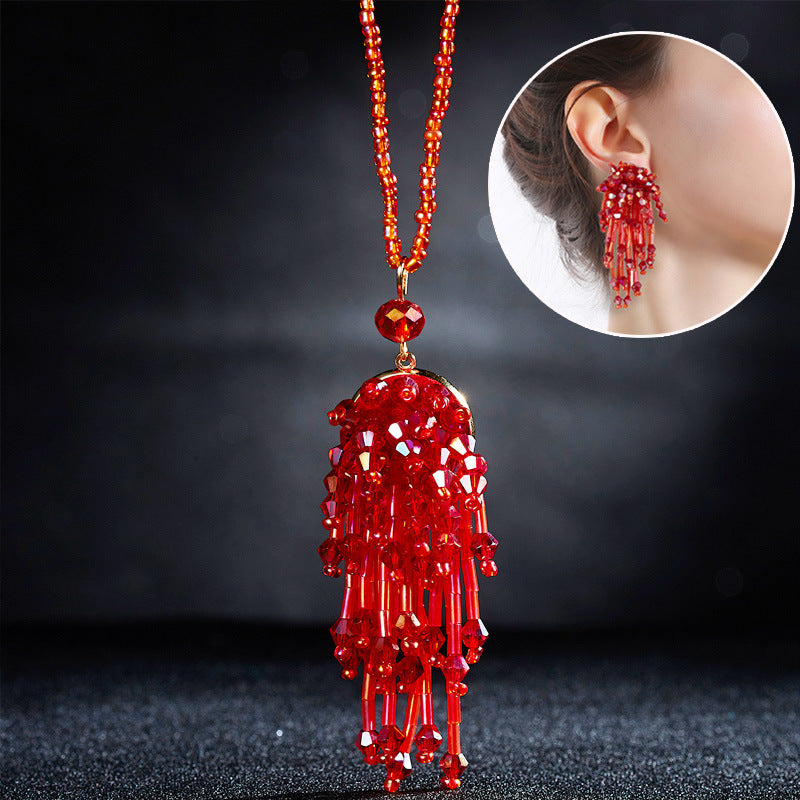 Collana Cristallo Intrecciato