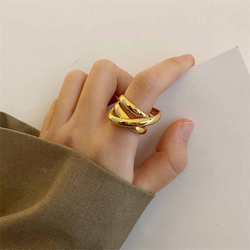 Anello acciaio inox da donna