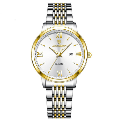 Orologio sottile impermeabile da donna luminescente