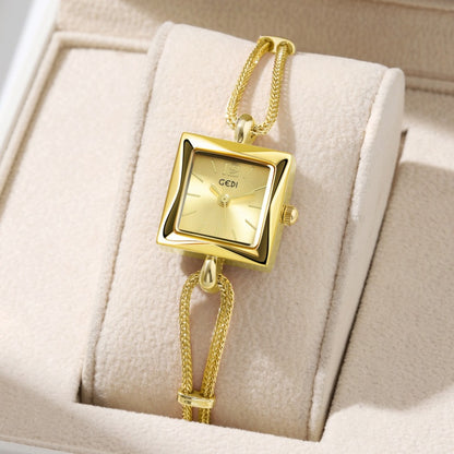 Orologio quadrato vintage in lega