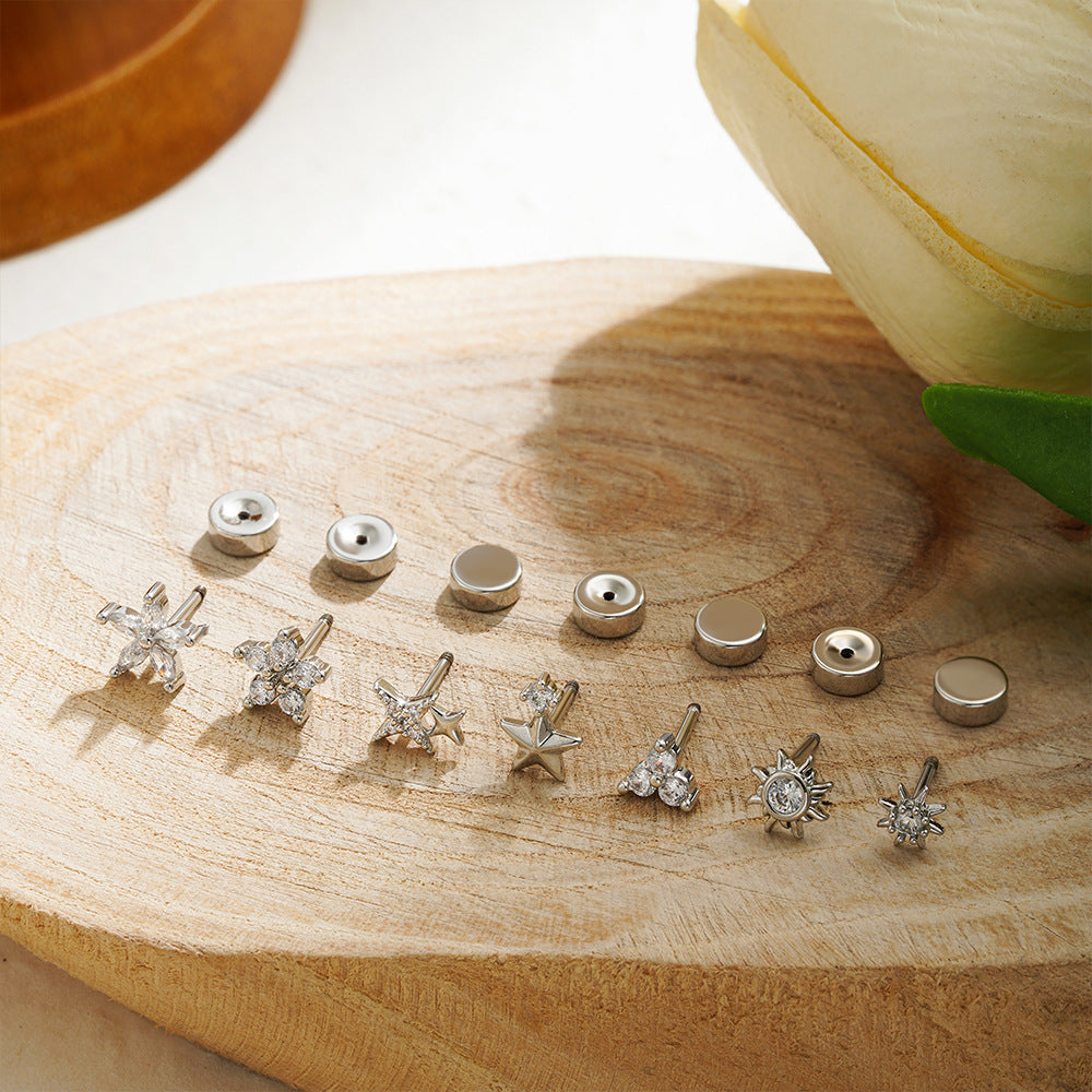 Orecchini zircone mini