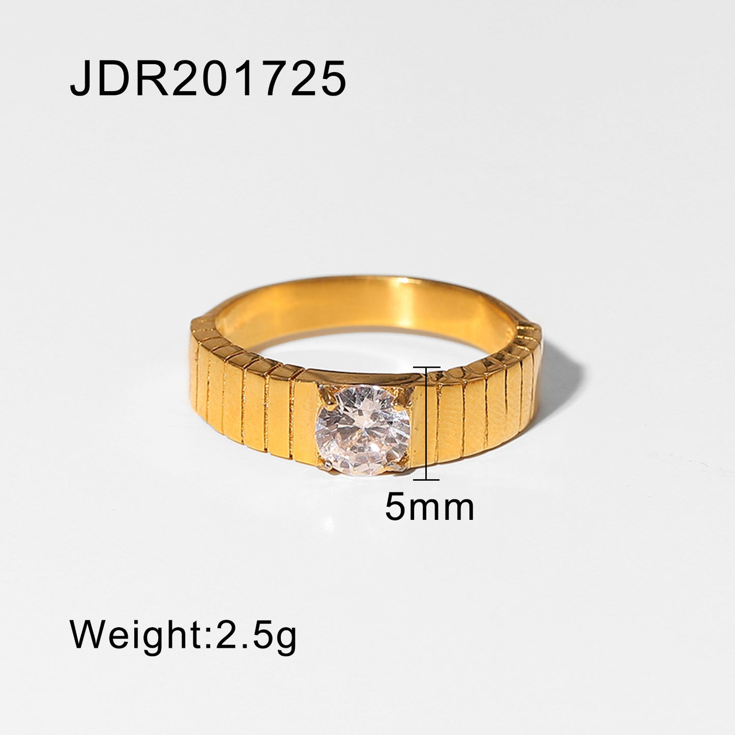 Anello Titanio 18K