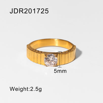 Anello Titanio 18K