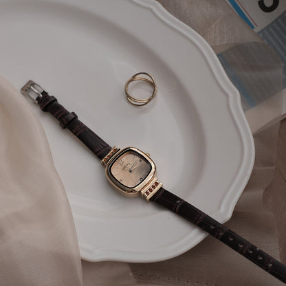 Orologio donna quadrato retrò minimalista