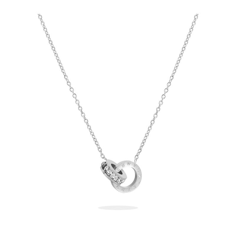 Collana Doppia Titanio