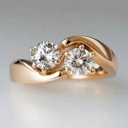 Anello Zircone in Oro