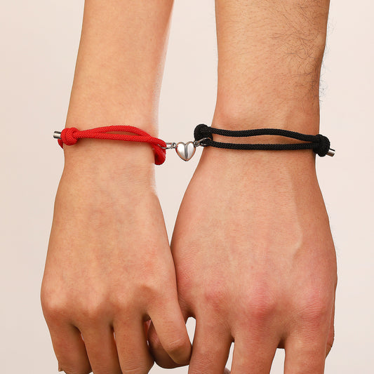 Bracciale da coppia intrecciato