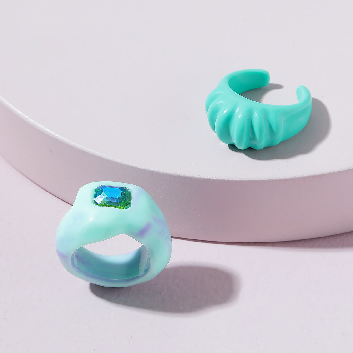 Anello resina acrilico