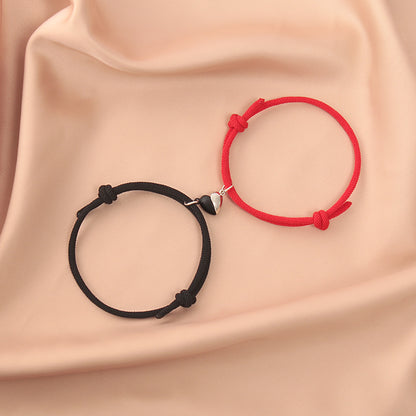 Bracciale coppia magnetico bianco e nero