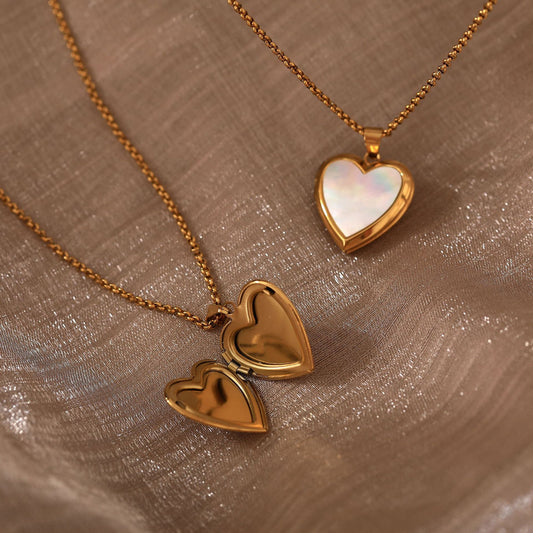 Collana titanio conchiglia