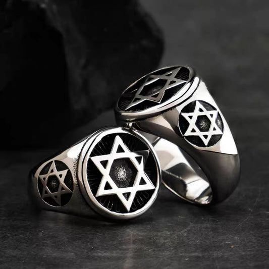 Anello stella retrò