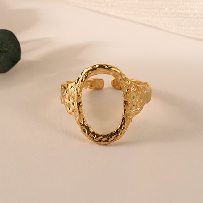 Anello cerchio aperto oro