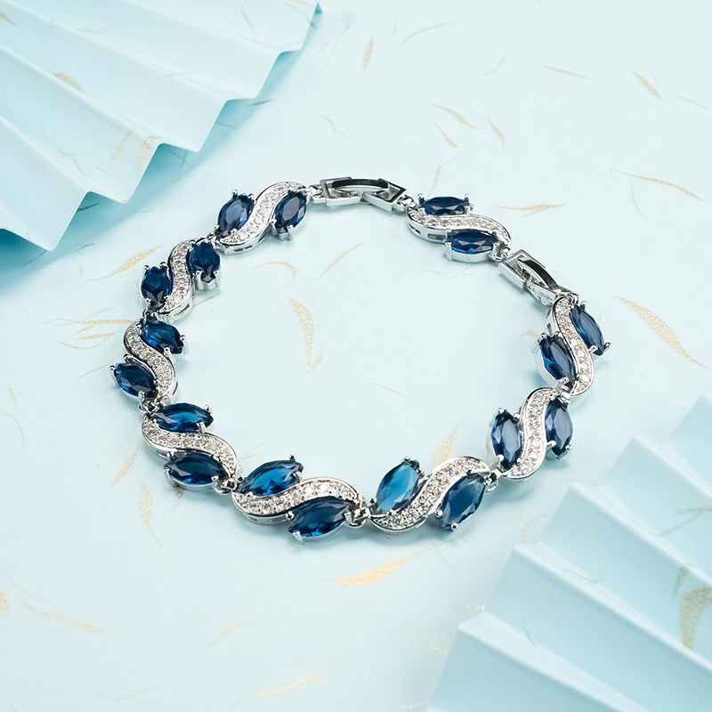 Bracciale zircone semplice
