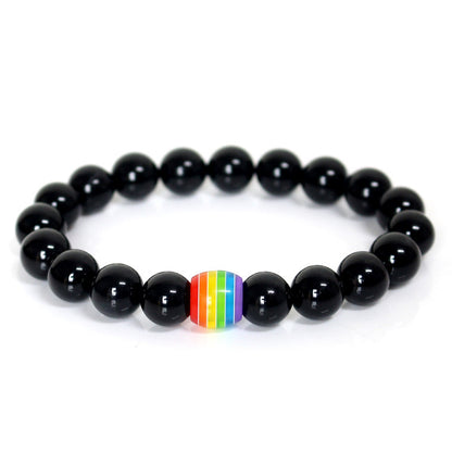 Bracciale arcobaleno coppia