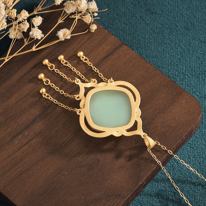 Collana foglia di bambù