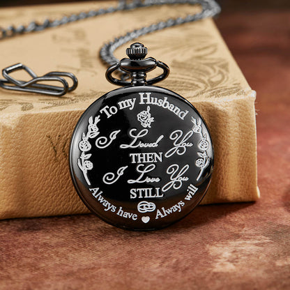 Orologio da taschino retrò intagliato
