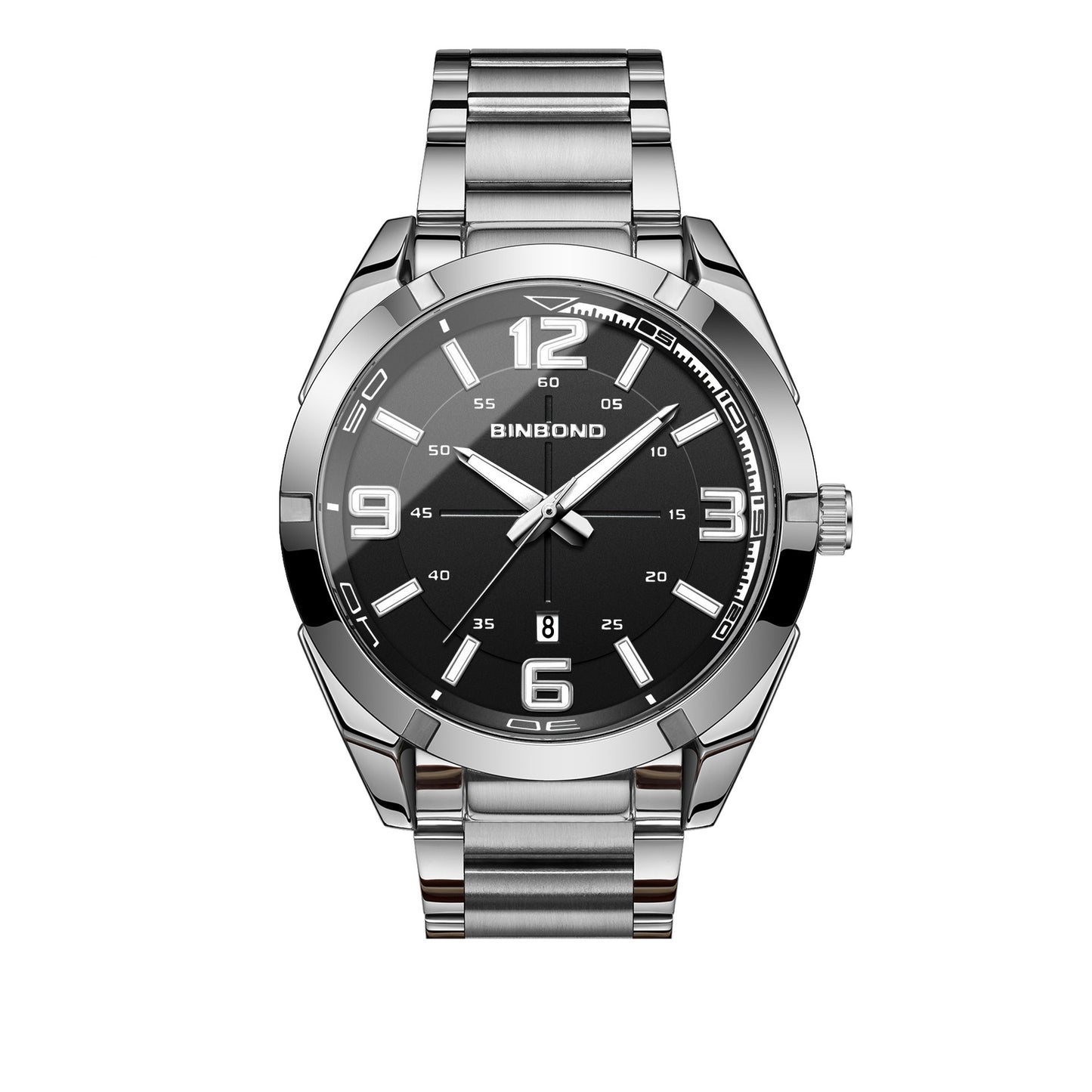 Orologio digitale in acciaio