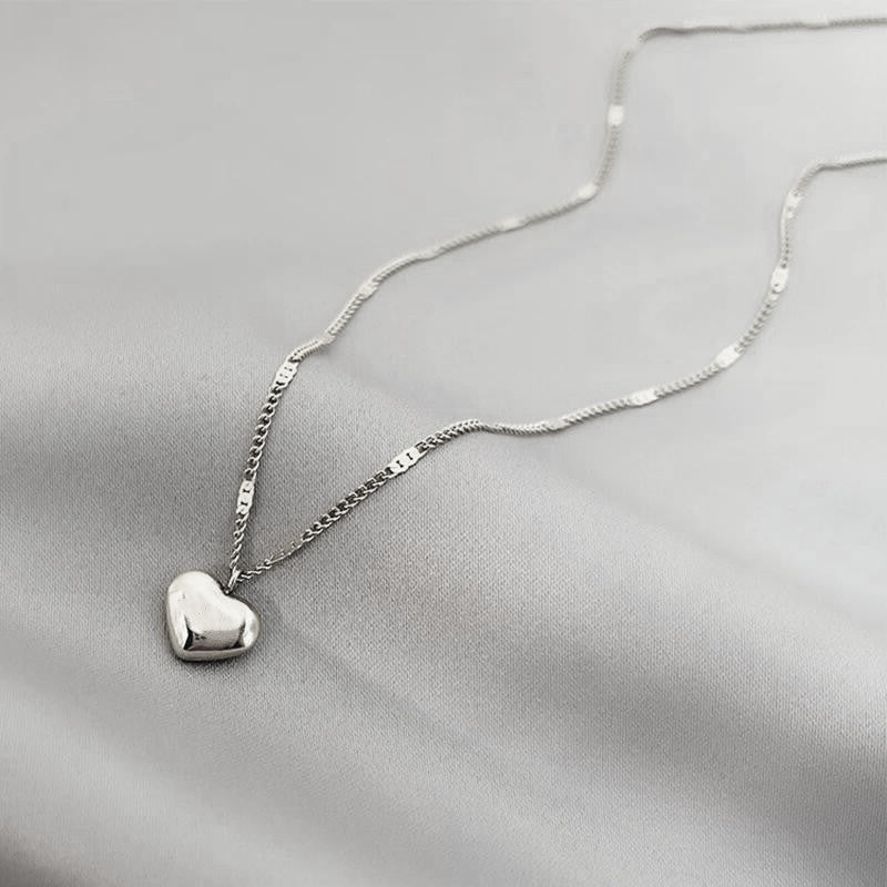 Collana cuore geometrica
