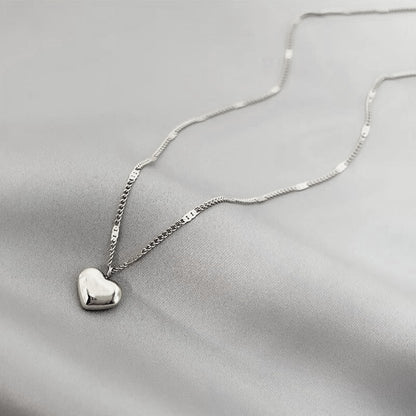 Collana cuore geometrica