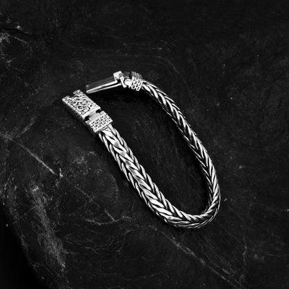 Bracciale drago intrecciato