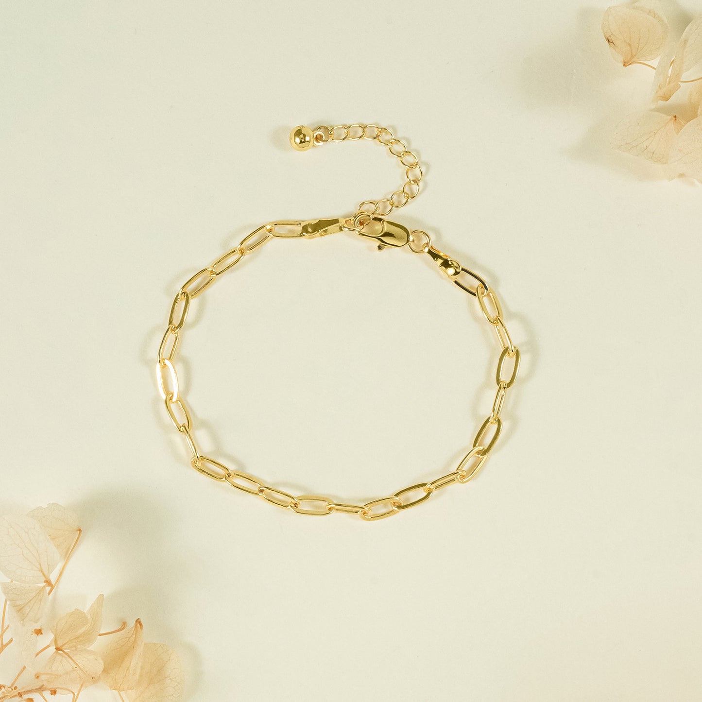 Bracciale catena traforata spessa