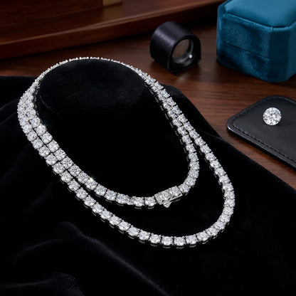 Collana multirighe pavé