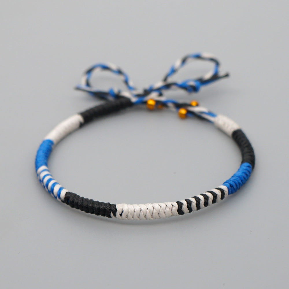 Bracciale natalizio corda